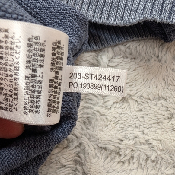 Tommy Bahama Sweater Mens XL Gray ¼ Zip Pullover Knit Cotton Casual Beach - Picture 8 of 9